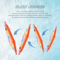 Leurre de pêche Tolure, Jig métallique 40g 60g 80g, Speed Slider, Leurre pour eau salée, Jig métallique pour pêche en mer, Leurre de jigging lent en métal