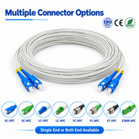 Câble de branchement FTTH intérieur pré-connecté SC APC SC UPC G657A1 G657A2 Cordon de brassage fibre optique pour réseau domestique, de bureau et de bâtiment