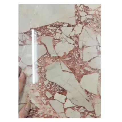 中国ローザカラカッタバイオレットピンク大理石ポリッシュ表面仕上げとピンクの天然大理石の壁の床タイルを備えた大きなスラブストーン
