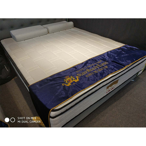 Euro Top Bonnell Spring Cheap Price Memory Foam Mattress Bed Spring Queen Size Soft Customized Plush Pocket Fabric Packing Furni