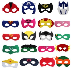 Máscaras de Fieltro de Dibujos Animados para Niños, Disfraces para Fiestas de Halloween, Venta al Por Mayor, Buen Precio, Personalizables - Product Image 2