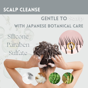 แชมพูทำความสะอาดหนังศีรษะสูตรใบไม้สีเขียวมะนาว แบรนด์ส่วนตัว ผสมโปรตีน คอลลาเจน วิตามินอี ไฮยาลูรอนิค แอซิด ปราศจากพาราเบนและซัลเฟต - Product Image 3
