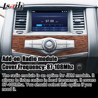 Módulo de Infoentretenimiento Inalámbrico Lsailt Android 13 8G con CarPlay, NetFlx y Google Play para Nissan Patrol 2010-2020 Y62