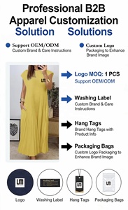 Servizio OEM Nuovo Elegante Abito Lungo Estivo da Donna con Collo Tondo e Linea ad <span class=keywords><strong>A</strong></span> Plissettata - Product Image 2