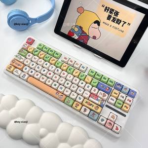 Crayon Shin-Chan 2,0 Bagged 130-Key Five-Sided Dye-Sublimation PBT Keycaps Teclado mecánico redondeado muy lindo - Product Image 4