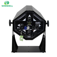 Superbe machine à jet de CO2 LED colorée 100W 110/220V avec contrôle DMX512 en métal Winwell W-D081 pour les compétitions scéniques, les bars, les spectacles de DJ et les fêtes