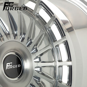 Roues de voiture forgées polies jantes en alliage d'aluminium personnalisées 5x112 5x114.3 5x120 5x130 18 19 20 21 22 23 24 pouces - Product Image 6