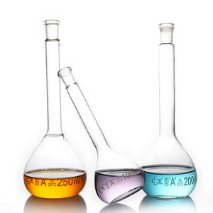 Borosil Termos Kaca Kelas <span class=keywords><strong>B</strong></span>, Kapasitas Labu Volumetrik 50Ml 250Ml 2000 Ml dengan Sumbat - Product Image 3
