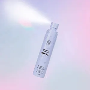 Semprotan pelindung layar matahari Label pribadi Spf 30 kabut wajah tabir surya kustom semprotan tabir surya Spf 50 untuk kulit sensitif