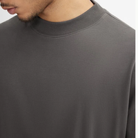 T-shirt pour homme personnalisé en coton Supima 100% 150GSM, manches courtes, léger, respirant, surdimensionné, uni, de haute qualité, streetwear pour homme