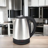 Bouilloire électrique sans fil intelligente 1500W en acier inoxydable, ébullition rapide avec contrôle de la température, rotation à 360° pour hôtel et usage domestique