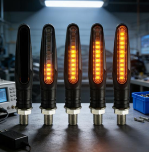 Accesorios de Modificación para Motocicletas, Luz LED de Señal de Giro con Efecto de Agua Corriente, 12V, Material ABS, Vehículo Eléctrico, Carreras de Caballos - Product Image 5