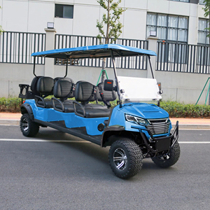 6 מושבים מחוץ לכביש עגלת גולף חשמלי 72v, סולארית מופעל עם סוללת ליתיום - Product Image 2