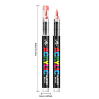 Marqueurs à encre liquide Premium Auto Stylos acryliques 36 couleurs avec pointe de pinceau doux Peinture acrylique de qualité supérieure non toxique