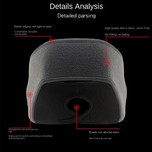<span class=keywords><strong>Cache</strong></span>-oreilles de sport d'extérieur respirants, chauds en polaire pour l'hiver, bandeaux pour femmes et filles, bandeaux de course, bandeaux anti-transpiration - Product Image 4