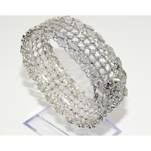 ¡Absolutamente impresionante! Pulsera de diamante y platino de 8 quilates - Product Image 2