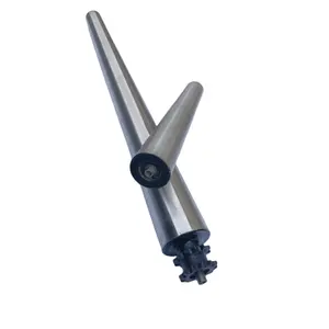 Non-powered cone rollers/gravity rubber coated rollers are used for curved roller conveyors