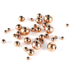 Stainless Steel Round Loose Beads With Hole For Jewelry Making Necklaces <b>Bracelets</b> Positioning Beads H1198 - Product Image 4