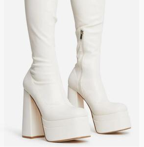 Bottes de nuit à bout carré et plateforme extrême <span class=keywords><strong>pour</strong></span> femmes et dames - Product Image 2