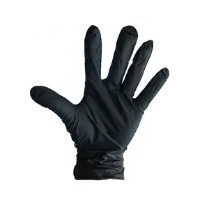 Verkaufen Sie hochwertige Mehrzweck-Puder handschuhe aus schwarzem Nitril