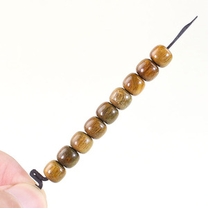 Perles en bois de santal 6x7mm pour la fabrication de bracelets, accessoires de collection, matériaux de bijoux faits à la main, DIY - Product Image 1
