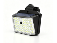 Lampe solaire extérieure IP65 50W, lampe solaire de jardin pour montage mural ou sur clôture, éclairage de sécurité, décoration paysagère