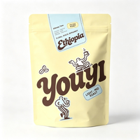 YOUYI Emballage personnalisé pour café en sachet stand-up avec feuille d'aluminium de qualité alimentaire pour 1 kg de grains de café en vrac