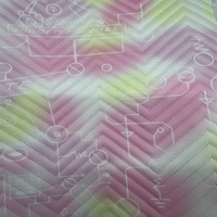 Tissu Ultrasonique 50M en Gros pour Sacs à Dos Enfants, Polyester Sergé 290T Imprimé Design