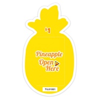Descuentos a granel Muestra Papel DE ARTE irregular personalizado Estampado en caliente Impresión digital Ventana Pull Tab Tickets
