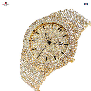 นาฬิกาหรูหราประดับเพชรโมอิสซาไนต์ VVS สไตล์ฮิปฮอปสำหรับทุกเพศ ผ่านการทดสอบเพชร นาฬิกาควอตซ์ - Product Image 5