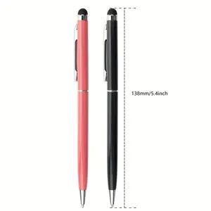 2 In-1 Stylus Pens For Touch Screens Ballpoint Pen