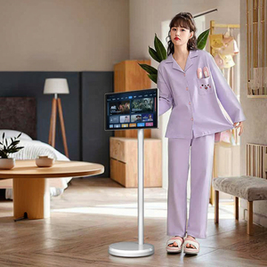 Xoay màn hình cảm ứng tiktok <span class=keywords><strong>TV</strong></span> 23.8 inch Incell <span class=keywords><strong>TV</strong></span> thông minh android12 <span class=keywords><strong>TV</strong></span> di động 1920*1080 <span class=keywords><strong>TV</strong></span> thông minh màu trắng. - Product Image 1