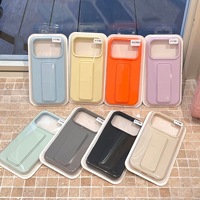 Coque de téléphone antichoc en silicone liquide souple, très vendue, pour iPhone 17 Air 16 15 14 13 12 Pro Max 11 avec support de téléphone