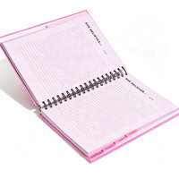 Carnet de prières personnalisé à spirale avec couverture en PP, intercalaires colorés, boîte cadeau, couleurs personnalisables, pour usage quotidien et scolaire