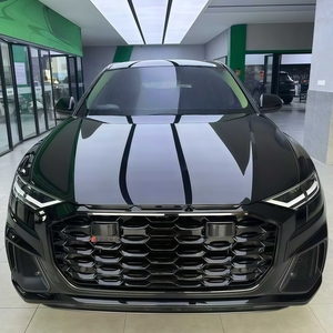 Accesorios para Auto 2018-2022, Parrilla Delantera RSQ8 para <span class=keywords><strong>Audi</strong></span> <span class=keywords><strong>Q8</strong></span>, Mejora de Parrilla, Marco RSQ8 Estilo <span class=keywords><strong>Quattro</strong></span>, Parrilla de Malla de Nido de Abeja - Product Image 4