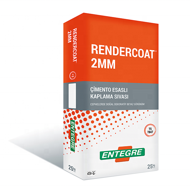 Cement-Based Eco-friendly Thermal Insulation Decorative Coating Plaster Smooth Surface-RENDERCOAT 2MM 25kg Bag (1 Year Warranty)