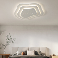 Plafonnier LED créatif ultra-fin de style nordique de luxe, idéal pour les plafonds de chambre à coucher