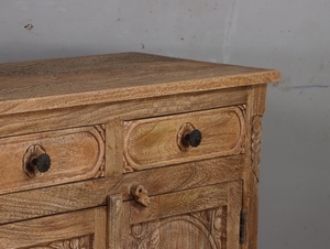 Elegant Solid Wood <b>Sideboard</b> <b>Storage</b> Cabinet with Modern Style for Dining Room Living Room Hotel Apartment Furniture Export - Product Image 4