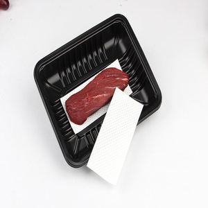160mmX70mm White Meat Water Absorbent <b>Paper</b> <b>Pad</b> for Seafood Meat Fruit Vegetables-Environmentally Friendly Product - Product Image 5