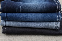 10oz Jeans Tela de mezclilla 71% algodón 27% Poliéster 2% Spandex Power Stretch Precio barato