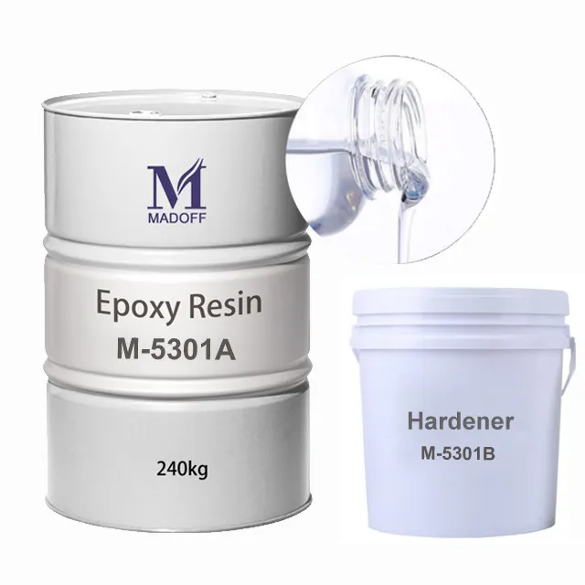 स्पष्ट Epoxy राल स्प्रे तरल तालिका के शीर्ष पर डबल घटक पानी आधारित पारदर्शी epoxica resina थोक epoxy राल