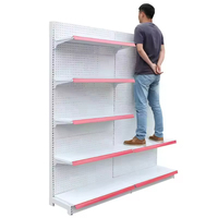 Ventes directes d'usine à bas prix présentoirs muraux en métal pour magasins de jouets Étagères d'épicerie pour magasins Présentoirs muraux