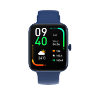 Reloj inteligente HRS Android Square de 1,81 pulgadas con pantalla TFT, modo Multideportivo, control del ritmo cardíaco, despertador del sueño, SDK magnético IP67