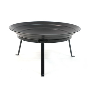 Outdoor Fire Basin 21.5 Inch Tripod Wood Fired Stove For Bonfires Barbecues Backyard Heating Warming - Product Image 3