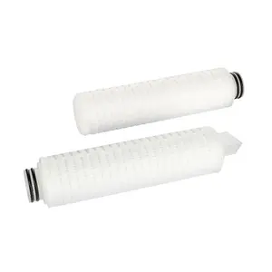 Factory direct delivery Industrial filter cartridge Pleated PE Filter Cartridge 10 20 30 40 Inch polyethylene Water Membrane