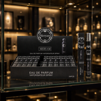 Atomizer Kabut Halus Midnight Black Resepsi Tahun Baru untuk Semua Orang Eau De Parfum Display Stand Tetap Segar