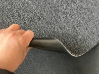 Dalles de moquette commerciales pour bureaux à prix abordable, 50x50, 100% polypropylène, dalles de moquette carrées pour l'industrie