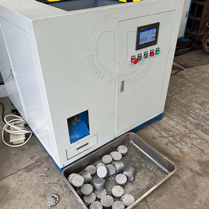 Petites machines à briquettes en aluminium non polluées avec équipement hydraulique de bloc de puce pour usine de fabrication - Product Image 3