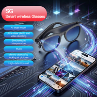 Nouvelles Lunettes Intelligentes de Traduction IA avec Caméra HD, Appel Sans Fil, Musique/Téléphone, Lunettes de Soleil Sportives d'Extérieur avec Requête Météo