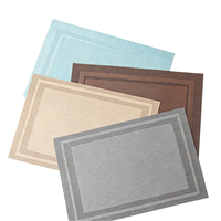 Nouveau Tapis de Table Anti-Chaleur et Antidérapant en PVC Style Européen 2026, Napperons Tissés pour Table de Cuisine – Vente Chaude